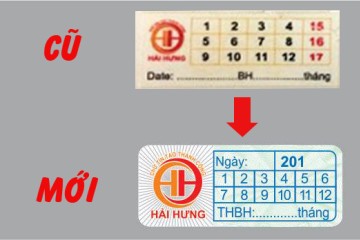 Từ ngày 01/01/2018 Hải Hưng chính thức thay đổi mẫu tem bảo hành sản phẩm